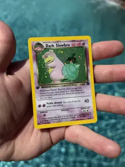 Pokemon TCG Team Rocket Dark Slowbro 12/82 Holo Rare 1st Edition 1999 60 HP - Image 4