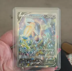 Pokemon TCG Galarian Rapidash V 168/198 Chilling Reign Full Art Holo EN - Image 1