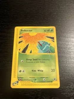 Pokemon TCG Bulbasaur Expedition Base Set Card 95/165 Regular - Image 1