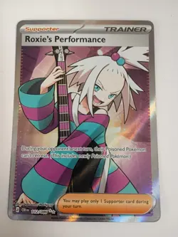 Pokemon Company Roxie's Performance Full Art Ultra Rare Holo 112/236 English - Image 1