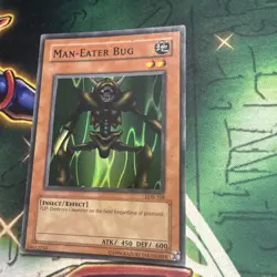 Yugioh! Man-Eater Bug LOB-108 Super Rare Unlimited MP - Image 2