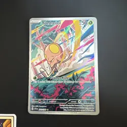 Pokemon TCG Toedscool Scarlet & Violet Base Set Holo Illustration Card 201/198 - Image 1