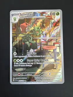 Pokemon Scovillain TCG Holo Card 202/198 SV01 Scarlet & Violet Base Set - Image 1