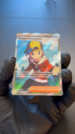 Pokemon TCG Ethan's Adventure 221/182 Ultra Rare Full Art Holo Destined Rivals - Image 2