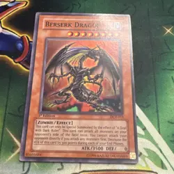 Yugioh! Berserk Dragon DCR-019 Super Rare 1st Edition MP - Image 2