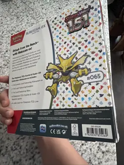 Pokemon TCG Scarlet And Violet 151 Alakazam Ex Collection - FACTORY SEALED/ NEW - Image 2