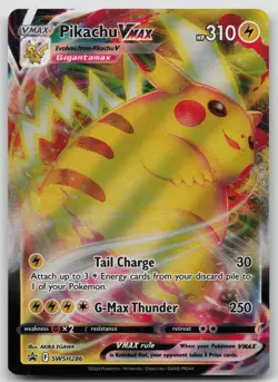 Pikachu VMAX SWSH286 Holo Promo Sword & Shield Promo Pokemon Holo Near Mint - Image 1