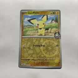 Pokemon TCG Ethan's Pichu Sv10 Destined Rivals 071/182 Reverse Holo - Image 1