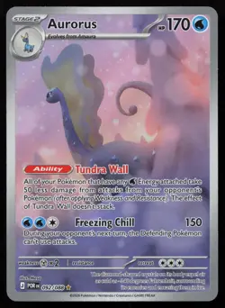 Aurorus 092/088 Holo Illustration Rare Perfect Order Pokemon English NM - Image 1