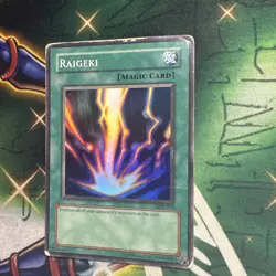Yugioh! Raigeki LOB-053 Super Rare Unlimited DMG - Image 2