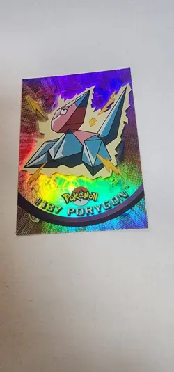 Pokemon Topps Series 3 Rainbow Foil Porygon #137 - Image 1