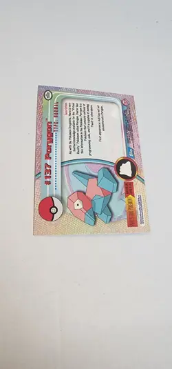 Pokemon Topps Series 3 Rainbow Foil Porygon #137 - Image 4