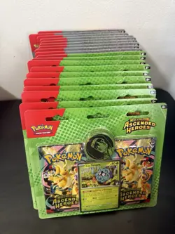 Pokemon Mega Evolutions: Ascended Heroes Double Blister Packs Lot of 20 - Image 1