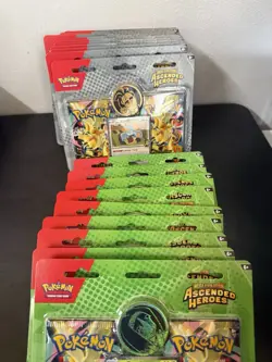 Pokemon Mega Evolutions: Ascended Heroes Double Blister Packs Lot of 20 - Image 2