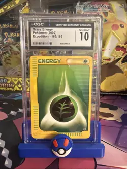 2002 Pokemon - Grass Energy - Expedition E-Reader 162/165 - CGC 10 GEM MINT - Image 1