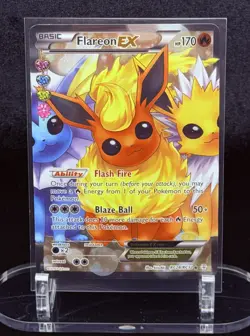 (NM) Flareon EX (Full Art) RC28-32 Generations: Radiant Collection Holo Pokemon - Image 1