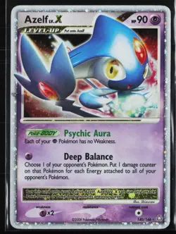 Azelf LV.X - Legends Awakened 140 - Pokemon - Ultra Rare Holo - Image 1