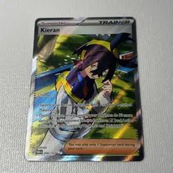 Pokemon Kieran 206/167 Full Art Twilight Masquerade Holo - Image 1