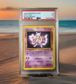 1999 Pokemon Movie Promo Mewtwo #3 PSA 5 - Image 1