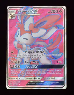 (NM) Sylveon GX (Full Art) 140/145 Sm-Guardians Rising Holo Pokemon TCG - Image 2