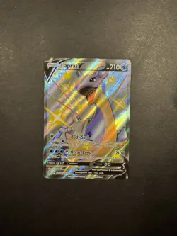 Pokemon Lapras V Shining Fates: Shiny Vault SV110/SV122 Rare Full Art - NM - Image 1