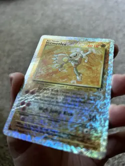 WotC Hitmonlee 8/130 Base Set 2 Holo Rare English 60 HP Pokemon TCG - Image 3