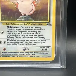 Clefable 1/64 Holo Jungle Pokemon TCG ACE 8 - Image 4