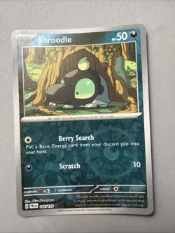Pokemon TCG * SV Paldea Evolved * 144/193 Shroodle REVERSE HOLO Common * NM - Image 1