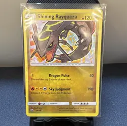 The Pokemon Company Shining Rayquaza 56/73 Shiny Holo Rare 120 HP EN 2017 - Image 1