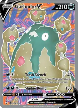 GARBODOR 190/203 EVOLVING SKIES POKEMON (FULL ART, NM) - Image 1