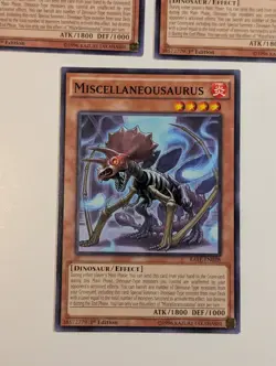 Yugioh TCG - 3x Miscellaneousaurus - RATE-EN028 - NM - 1st Edition - 2017 - Image 3