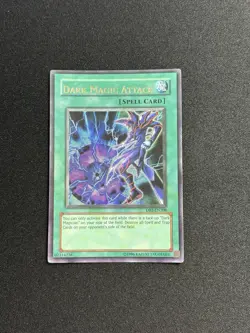 Yugioh Dark Revelation Volume 2 Dark Magic Attack Ultra Rare DR2-EN208 MP - Image 1