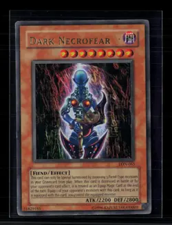Yu-Gi-Oh! Dark Necrofear Labyrinth of Nightmare Ultra Rare • LON-065 Unlimited - Image 1