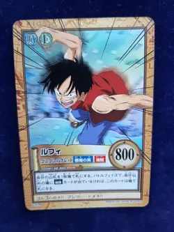 Luffy C428 Holo Card Carddass Hyper Battle One Piece JP NM Trading Card - Image 1