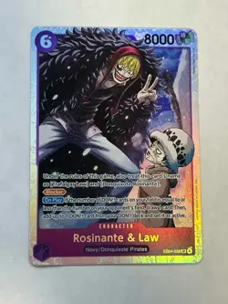 2026 One Piece EB04-038 Rosinante & Law Super Rare - Image 1