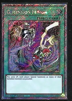 Dimension Fusion - RA03-EN136 - Platinum Secret Rare - 1st Edition - Yugioh - Image 1