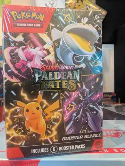 Pokemon TCG Scarlet & Violet Paldean Fates Booster Bundle Factory Sealed - Image 1