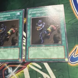 Yugioh! Confiscation MRL-038 Super Rare 1st Edition x2 MP - Image 3