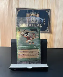 Ravensburger Disney Lorcana Scrooge McDuck S.H.U.S.H. Agent Sealed Promo Foil - Image 1