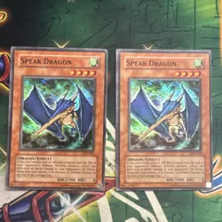 Yugioh! Spear Dragon LOD-035 Super Rare x2 Unlimited LP/MP - Image 1