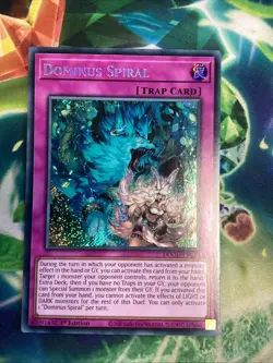 YUGIOH DOMINUS SPIRAL SECRET RARE DOOD-EN079 NEAR MINT - Image 1