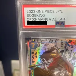 PSA 9 Sogeking OP03-122 Manga Alt Art Comic Parallel One Piece Card Japanese - Image 2