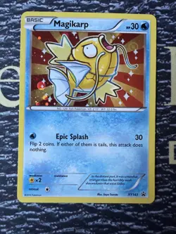 Pokemon TCG Magikarp Holo Black Star Promo Card XY143 - Image 1