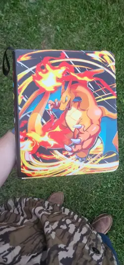 Charizard Card Binder for Pokemon Cards Holder 400 Cards w/ 50 Removable Sleeves - Image 1