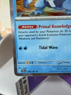 Carracosta - 038/142 Sv07: Stellar Crown Holo Rare Pokemon Card TCG - Image 4