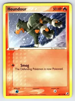 Houndour 60/115 2005 EX Unseen Forces Pokemon Card TCG Nintendo Common - Nm/Vlp - Image 1