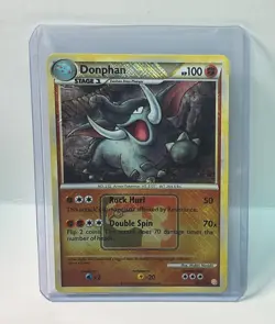 Donphan 40/123 Crosshatch Reverse Holo Pokemon League Promo Card - Image 1
