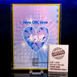 Yae Miko A5 Premium Waifu Trading Card Oversized Board Acrylic Glitter Genshin - Image 2