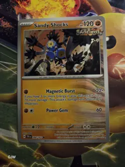 Pokemon TCG Sandy Shocks (Temporal Forces 098/162) CCG Card NM - Image 1