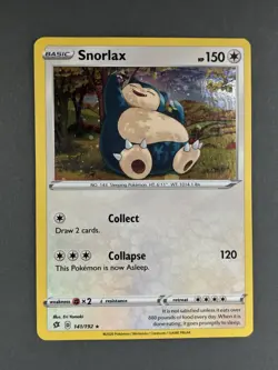 Snorlax 141/192 - Pokemon Sword & Shield: Rebel Clash - Cosmos Holo Promo - Image 3